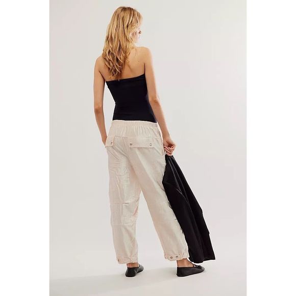 Free People Skip A Beat Utility Pants Size M - Picture 5 of 9